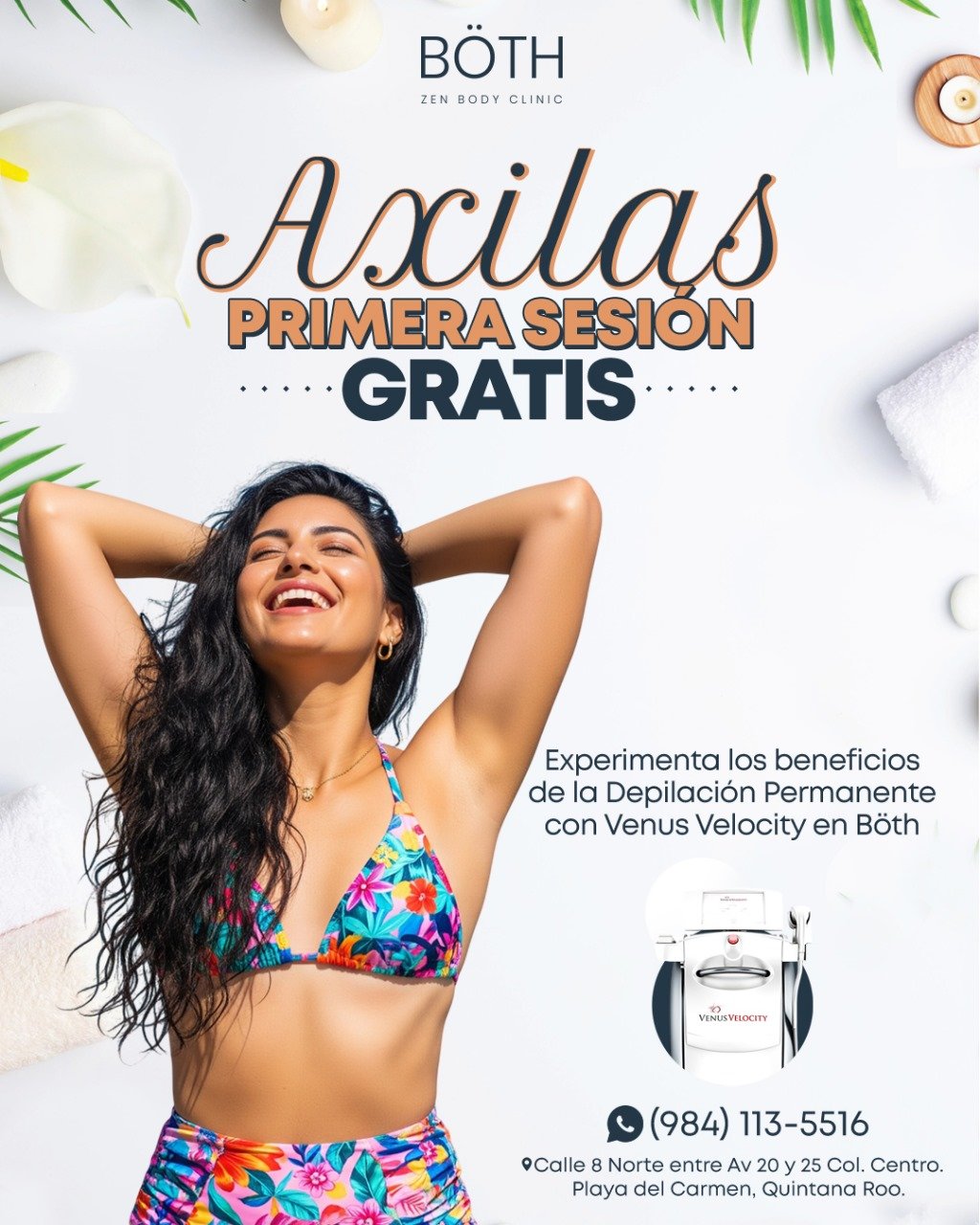 Primera sesión de axilas gratis